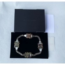 22fw alyx 버클 목걸이 남성 여성 1017 alyx 9sm 로고 참 목걸이 중공 openwork 편지 스테인레스 스틸 체인 colorfast
