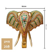 인테리어 마사지샵 조각상 불상 음식점 스파 소품샵 타이 창업 촬영소품, 귀한금박20인치폭약55cm높이약55cm