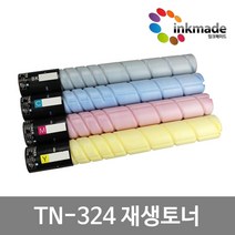 코니카 미놀타 TN324 TN-324 재생 토너 Bizhub C225dn C258 C230dn C236DN C308 C368, 빨강재생토너