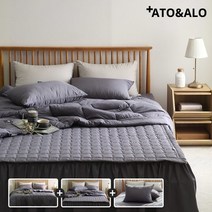 아토앤알로 먼지없는 알러지케어 빌리프 차렵패드세트(Q) 4컬러