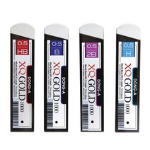 동아 XQ GOLD 1000 샤프심 낱개 사무 2b 동아 h xq 흑연 준비물 필기 노트 공부 hb study 심 mechanical, B