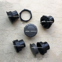 캐러밴 RV 해양 보트 요트 에어컨 환기 70mm 너트 고정 콘센트 LS-70, 02 Black