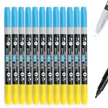 동아 체크마킹 1타(12자루) 블루 컴퓨터사인펜