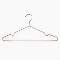 비스토어 논슬립 옷걸이 미끄럼방지 티셔츠 걸이, 1개, 핑크베이지