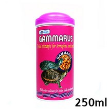 아마존 감마루스 중 250ml / 20g 수생거북이 사료