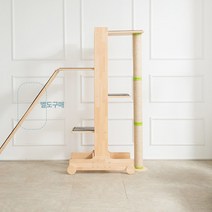 이홈데코 펠라 베이직 원목 D타입 발판형 캣타워, 단품