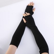 블루팝 겨울 레이어드 캐시미어 니트 팔토시