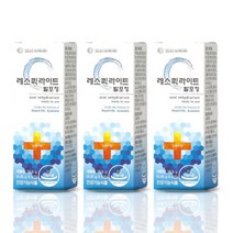 레스퀵 라이트 발포 칼슘 칼륨 수분+전해질 충전 약국 판매 제품, 3통(8정x3), 3개, 8정