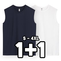 늑대와여우 1+1원플러스원 남자나시티 쿨링 냉감 민소매 빅사이즈