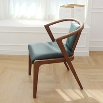 파스텔우드 시드니 인테리어 서재 원목 식탁의자, 브라운