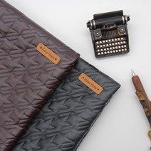 유명한원단 고주파 퀼팅 다이마루 원단 하운드 투스 체크 2종 [폭 140cm], 와인