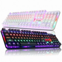 COX CK420 레인보우 LED 게이밍키보드 (블랙 갈축)
