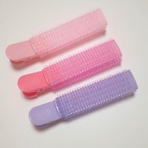 쥬쥬핑크 뿌리볼륨업 헤어롤 집게핀 그루프 구루프, 연핑크