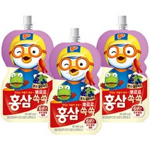 뽀로로 홍삼쏙쏙 포도블루베리 100ml/ 5개, 상세페이지 참조