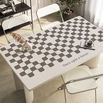 가죽 식탁매트 식탁 테이블 책상 보호필름 유리대용 가죽 방수 식탁매트, 70x140cm, H