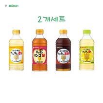 일본 미쯔칸 미즈칸 간단 식초 500ml 간단초 2개 세트, 사과 500ml, 사과 500ml