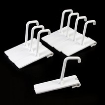 ㄷ자형고리모양후크 상품전시진열후크 고정형다용도걸이8p, 8개