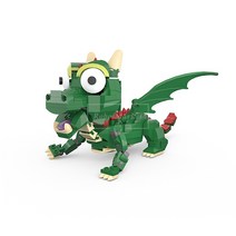 호환블럭 브릭헤즈 베이비 드래곤 MOC-C7286 창작 신제품