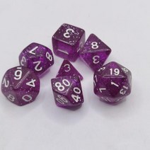 주사위 투명 보드게임 문구 세트 놀이 7 개대 다면체 7 다이 조각 패턴 d4 d6 d8 d10 d d12 d20 게임 파티 소품 탁상 역할 게임 dnd, 42