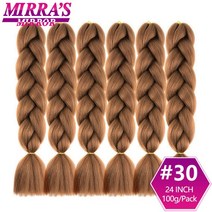 가발 사이트 부분 중년 여성 여자 긴머리 파는곳 6번들 점보 Braiding 헤어 익스텐션 24 Inch 합성 Braids, 01 24 inches_01 6 개/몫, 06 A7