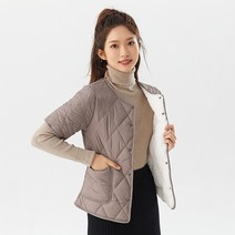 NEW 여성 반팔 패딩 베스트 누빔 조끼 경량조끼 카라패딩 엄마옷 학생 패딩 베스트