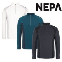 [네파] 남성 겨울 등산티셔츠 7G75401 마운틴 톤온톤 기모 집업티셔츠