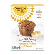 Simple Mills Almond Flour Baking Mix Banana Muffin Bread Mix - Gluten Free Plant Based Paleo Fri, 1