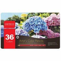 세르지오 유성색연필 36색 색연필 세밀화 유성색연필 틴색연필, 단품