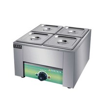 중탕기 반찬 소스통 탕온기 사각 뷔페 보온기 푸드, 3개 세면대(권장 모델)