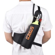 블랙 다이빙 산소 병 가방 실린더 탱크 어깨 40.5x31.5cm, 01 Oxygen Cylinder Bag