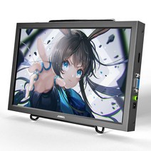 포터블 모니터 10.1 인치 ps4 휴대용 모니터 hdmi//switch 게임용 컴퓨터 모니터 확장 디스플레이, 2. 어두운 회색, 1. 10인치