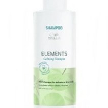 건조하고 민감한 두피용 NEW 웰라 엘리먼츠 카밍 샴푸 1000ml 파라벤 실리콘 프리, 샴푸 펌프1개 O