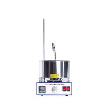 자기 교반기 3L 온도 조절 난방 디지털 반응기 가열기, DF-101S-3L