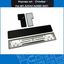 노트북 키보드 키캡 세트 AZERTY 자판 키 맥북용 프로 M1 맥스 레티나 후반 수리 A2442 A2485 14인치 16인치, 04 German