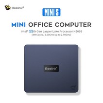 소형PC 미니PC 산업용미니PC Beelink-미니 S 윈도우즈 11 미니 PC 인텔 셀러론 N5095 8GB SSD 데스크탑 게, 01 미국, 03 8GB 512GB