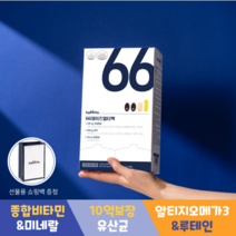 66데이즈멀티팩 1일 1포 66일분 종합영양제 멀티비타민+유산균+rTG오메가3+루테인 (+선물용쇼핑백), 5박스