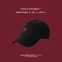 야구모자 남성 빅사이즈 전문 매대 스트릿 머리 둘레 야구양말, C03-블랙 레드표지