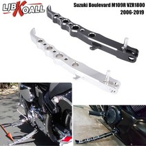 스즈키대로 M109R vz r1800 2006-2016 조정 가능한 킥 스탠드 이국적인 양극산화처리 사이드 스탠드 크롬 오토바이 액세서리 2015, 블랙, 중국