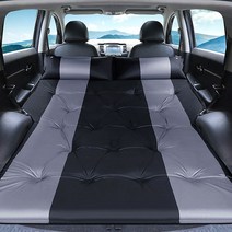 자충 엠보 꿀잠 차박매트 캠핑 낚시 suv 카캠핑 쏘렌토 카니발 레이 팰리세이드, 블랙+그레이