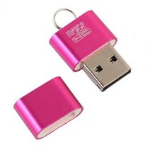 카드리더기 usb sd card 우수한 카드 판독기 소형 경량 마이크로 SD 널리 이용, 02 Red