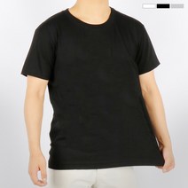 데일리데코 남녀공용 무지 30수 라운드 반팔 티셔츠