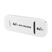 라우터 휴대용 4G 무선 라우터 LTE USB 동글 150Mbps 고속 모뎀 스틱 SIM 카드 슬롯 노트북, 01 White