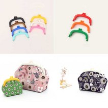 소잉데일리]패턴증정 캔디팝 컬러 플라스틱 프레임 9cm10종 파우치 소품, 10)블랙 75212, 1개