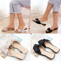 리본 뮬 슬리퍼 4cm SH0022-669