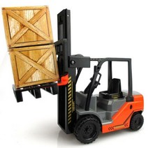 매달림 저울 크레인 무게 측정 지게차 장난감 차량 관성 트럭 자동차 창고 카톤 모델 포함 제품, Orange