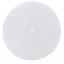 턴테이블 매트 Slipmat Audiophile 12 ''플래터 비닐 레코드 플레이어 Anti-Vibr, 01 WHITE