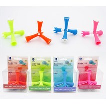 CAITON 삼각 EASY TEE 삼발이티/골프티 LF-GT01, 오렌지/Free