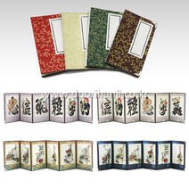 한지 민화 미니병풍만들기(소-6폭) DIY 한지공예 만들기세트 두리한지공방, 훈민정음, 3.초충도(소-6종)