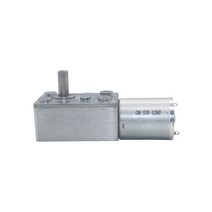 민코타12V 0.6rpm 웜 기어 모터 DC 자동 장비용 고 토크 잠금 장치 JGY370 감속, 14 34PRM_02 12V