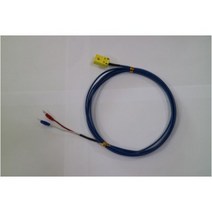 서모커플/ 써모커플 연장선/ 온도센서/ K타입/ 열전대와이어/ Thermocouple/ 보상도선/ K열전대 연장선 (파랑색), 3m, 1개